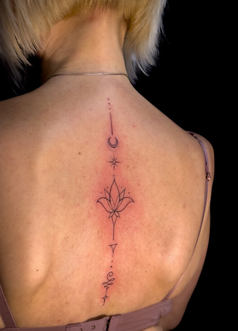 Тату Художник Алёна Курлина Спина 2